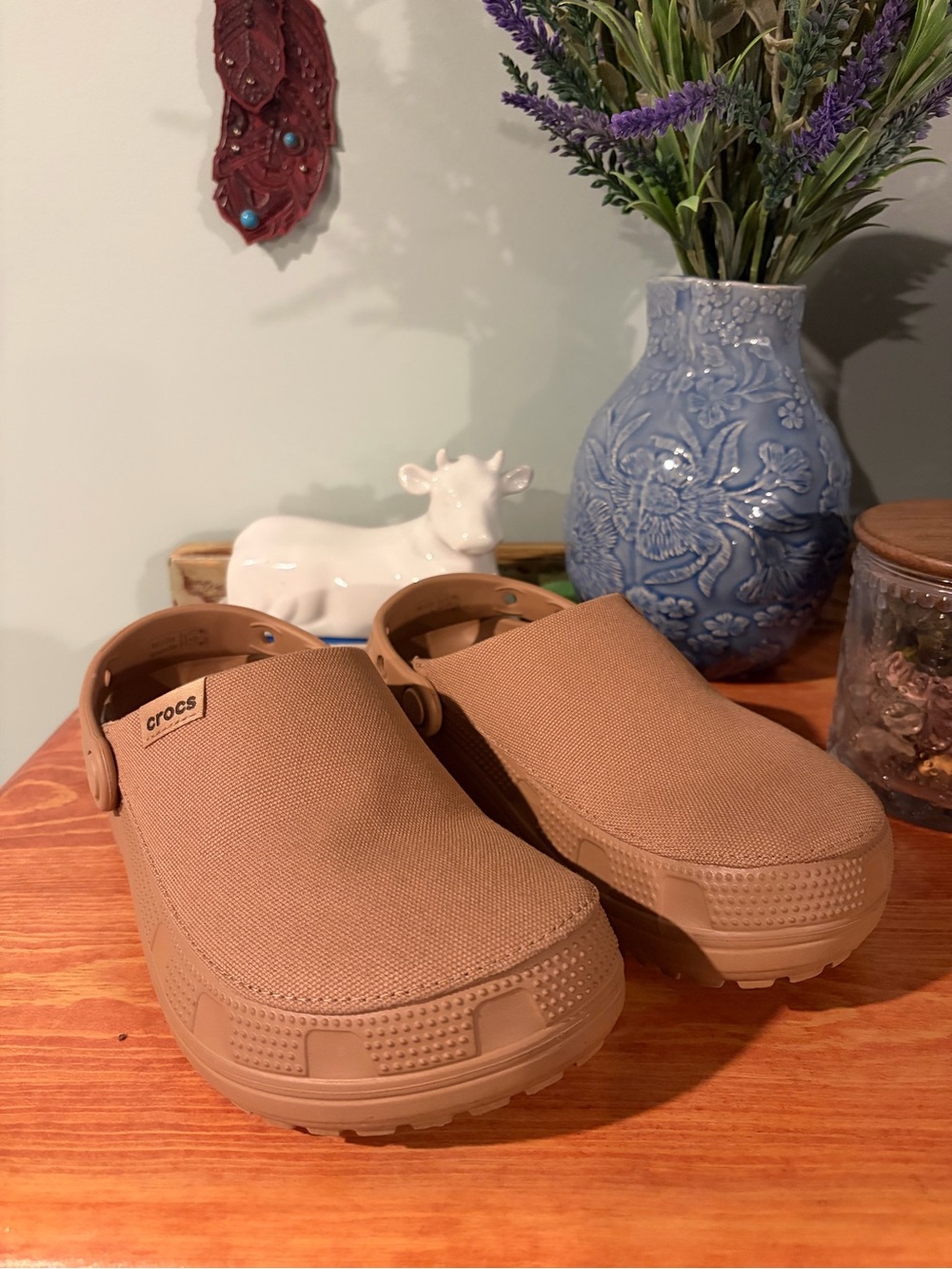 Milk Chocolate Canvas Crocs
